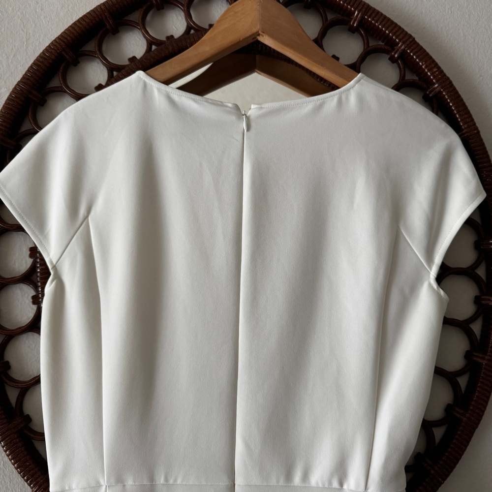 St John white sheath dress size small Oversized - Picture 6 of 16